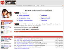 Tablet Screenshot of catflirt.de