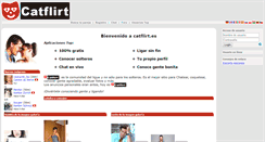 Desktop Screenshot of catflirt.es