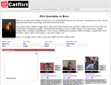 Tablet Screenshot of bern.catflirt.ch